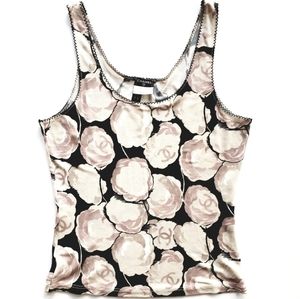Chanel Camelia Top/ 42 FR